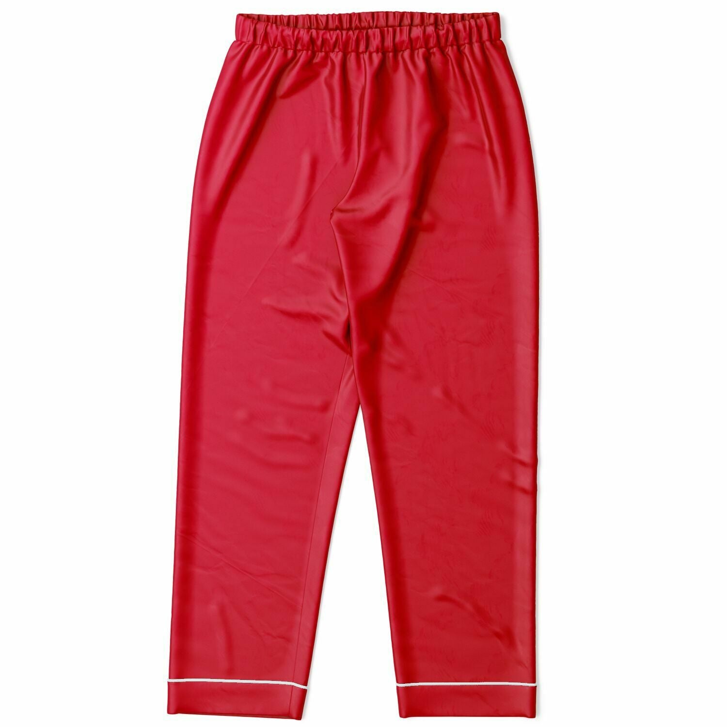 Women's Cherry Red Premium Satin Pajamas