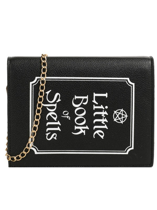 Halloween Spell Book Crossbody Bag