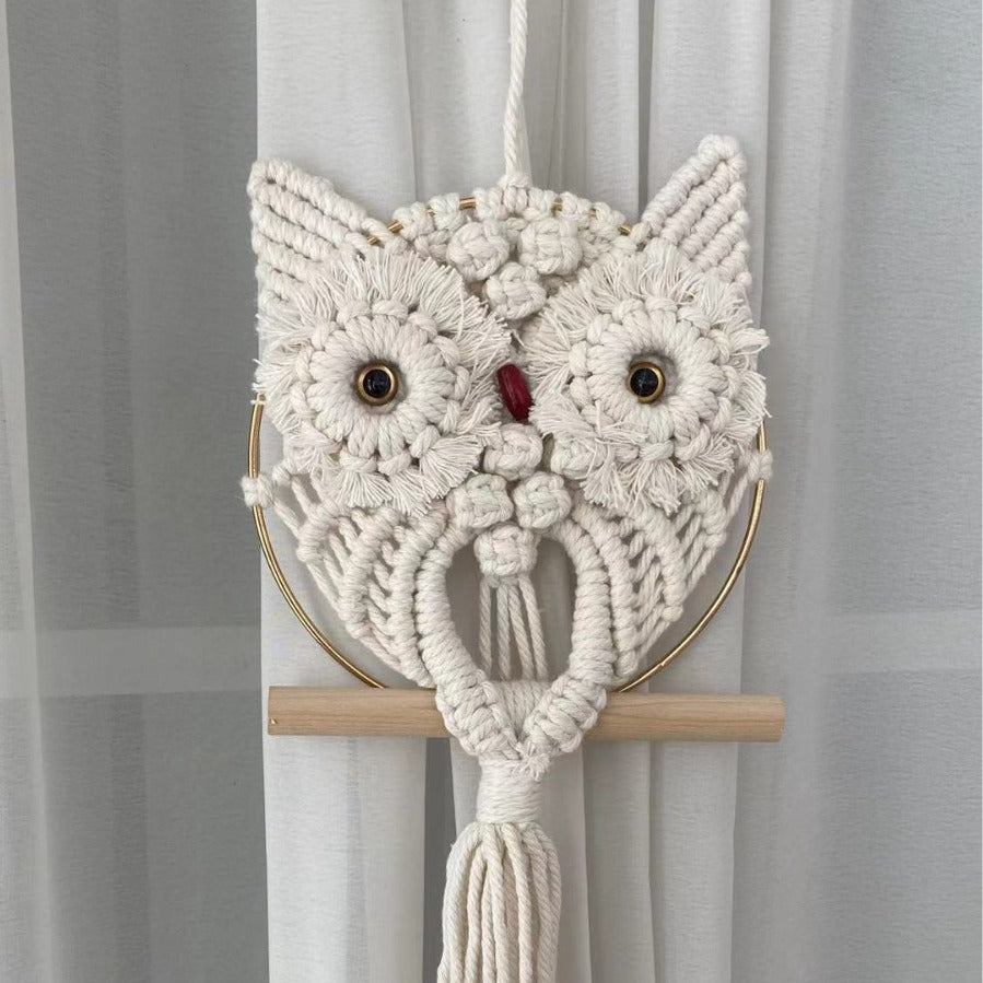 Woven Cotton Rope Tapestry