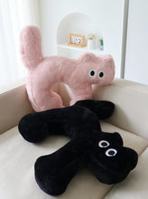Load image into Gallery viewer, Black Cat Pillow Cushion
