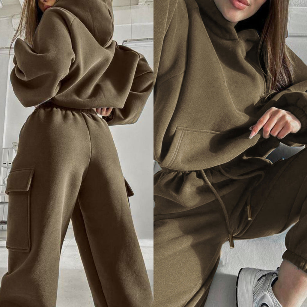 Women's Casual Hoodie an Pants Set