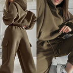 Women's Casual Hoodie an Pants Set