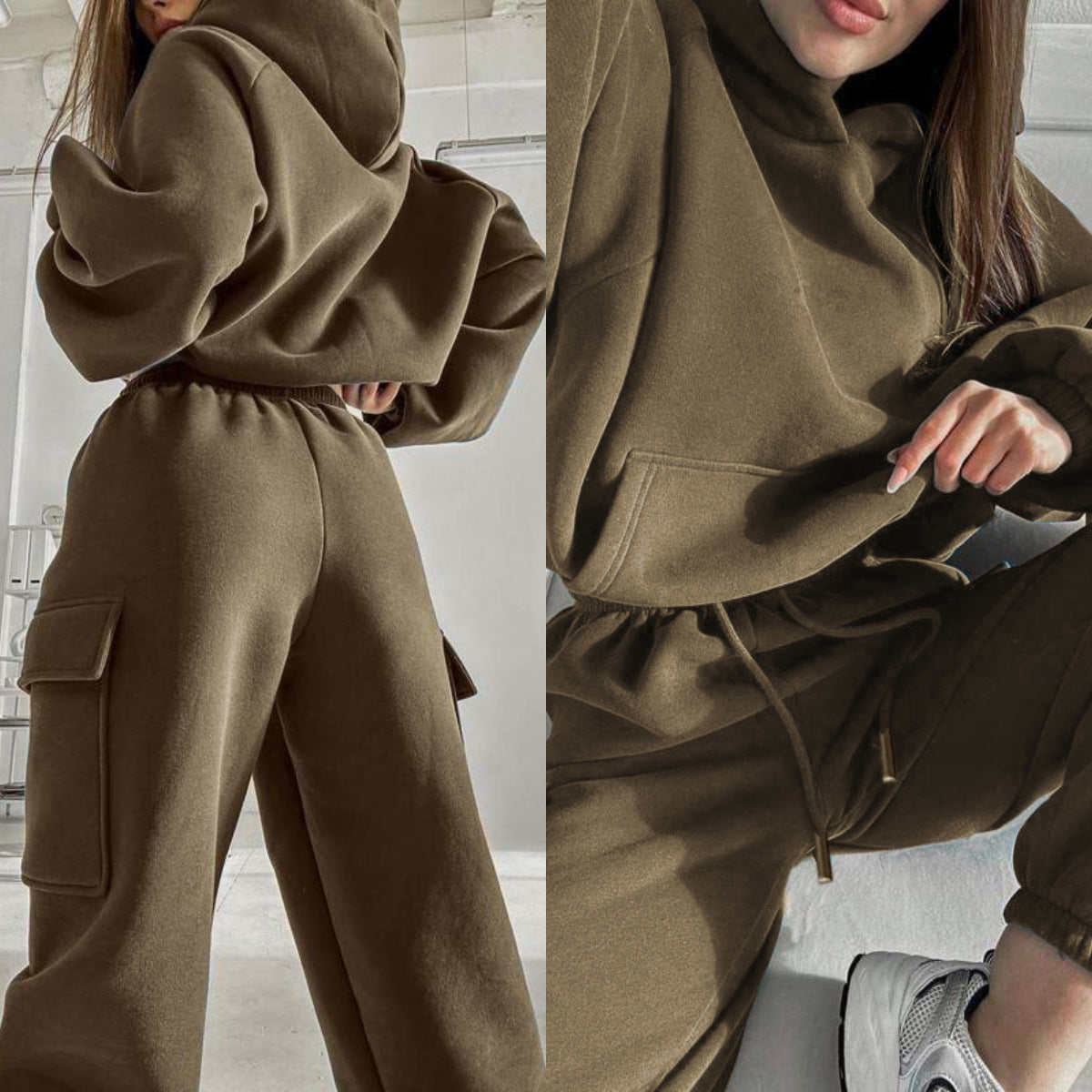 Women's Casual Hoodie an Pants Set