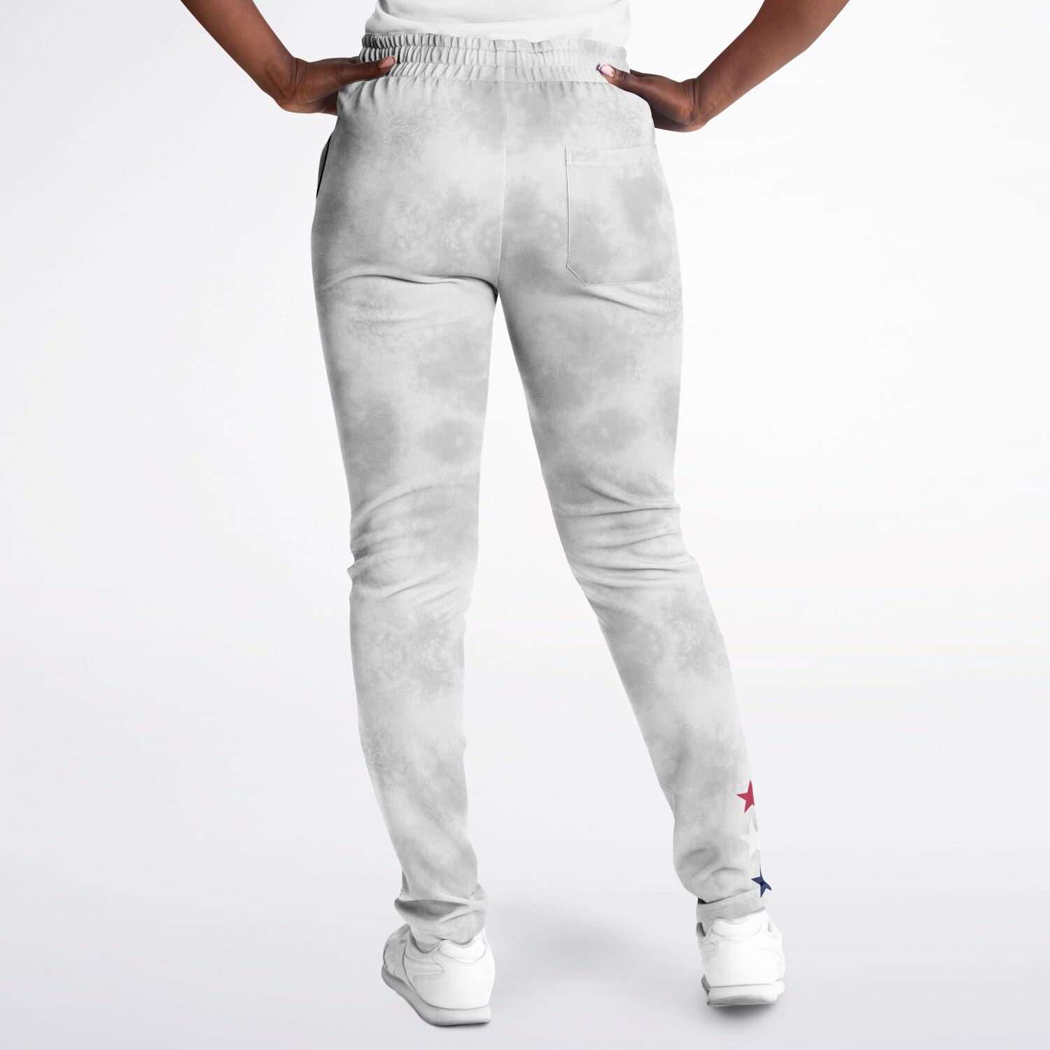 Ladies Grey RWB Star Track Pants
