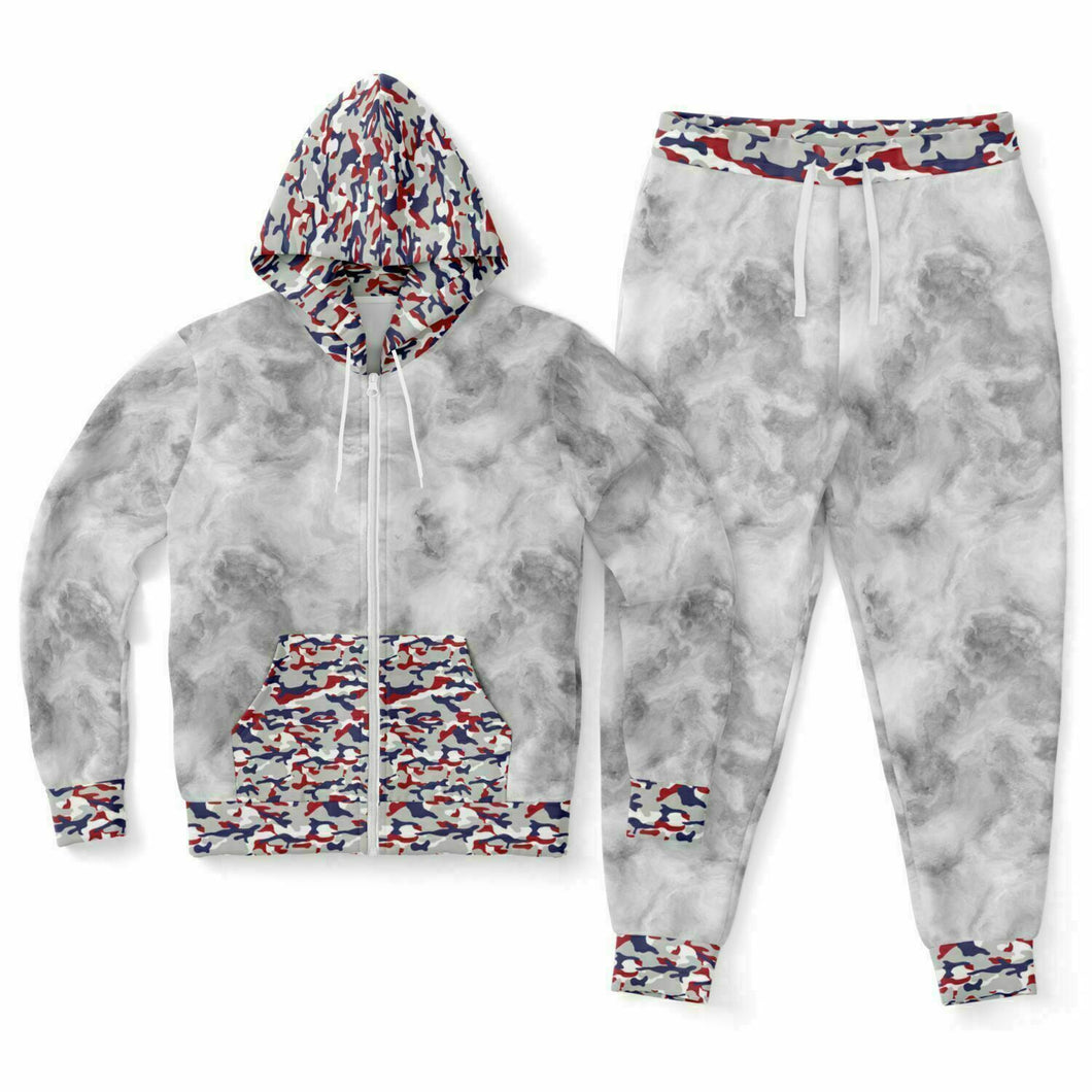 Men's Patriotic Camo Zip hoodie & Jogger