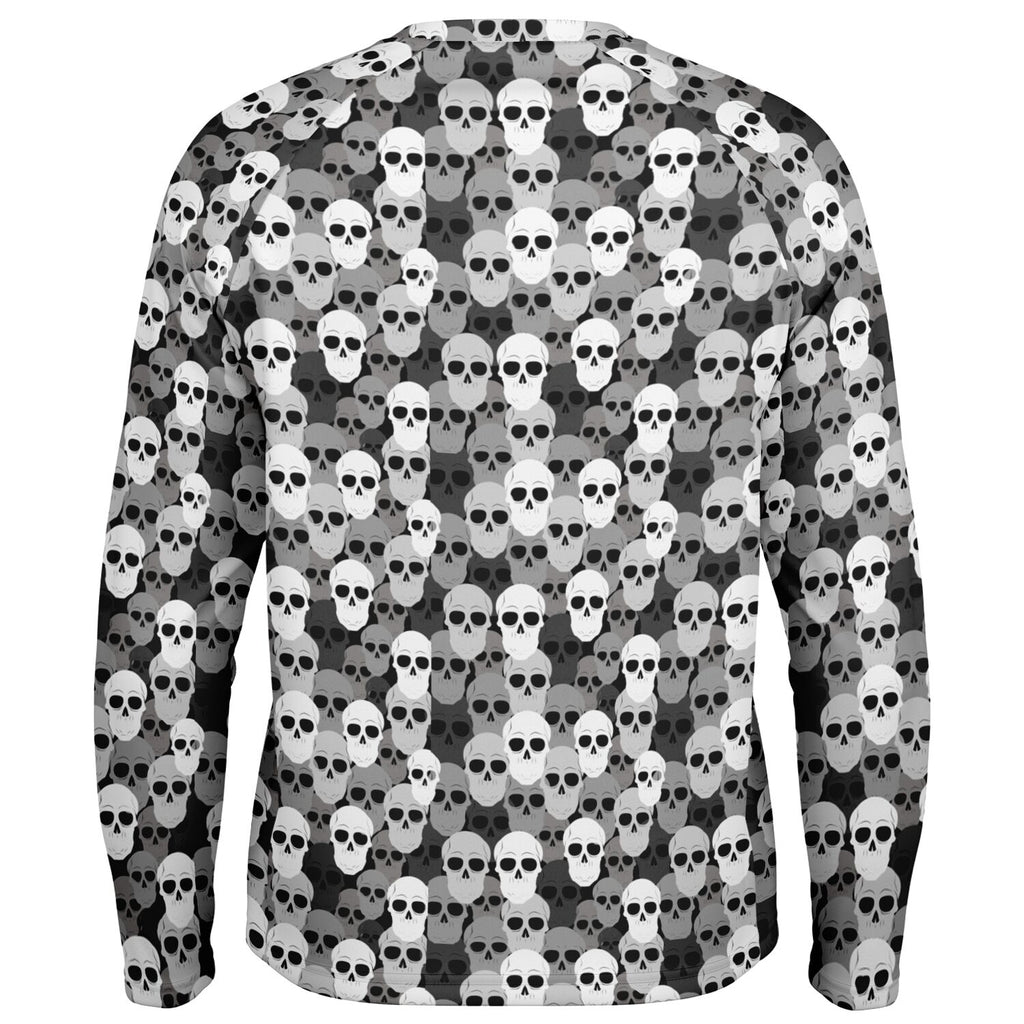 Pile of Skulls Men's Long Sleeve Performance Shirt