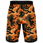 Orange Camo Basketball Shorts