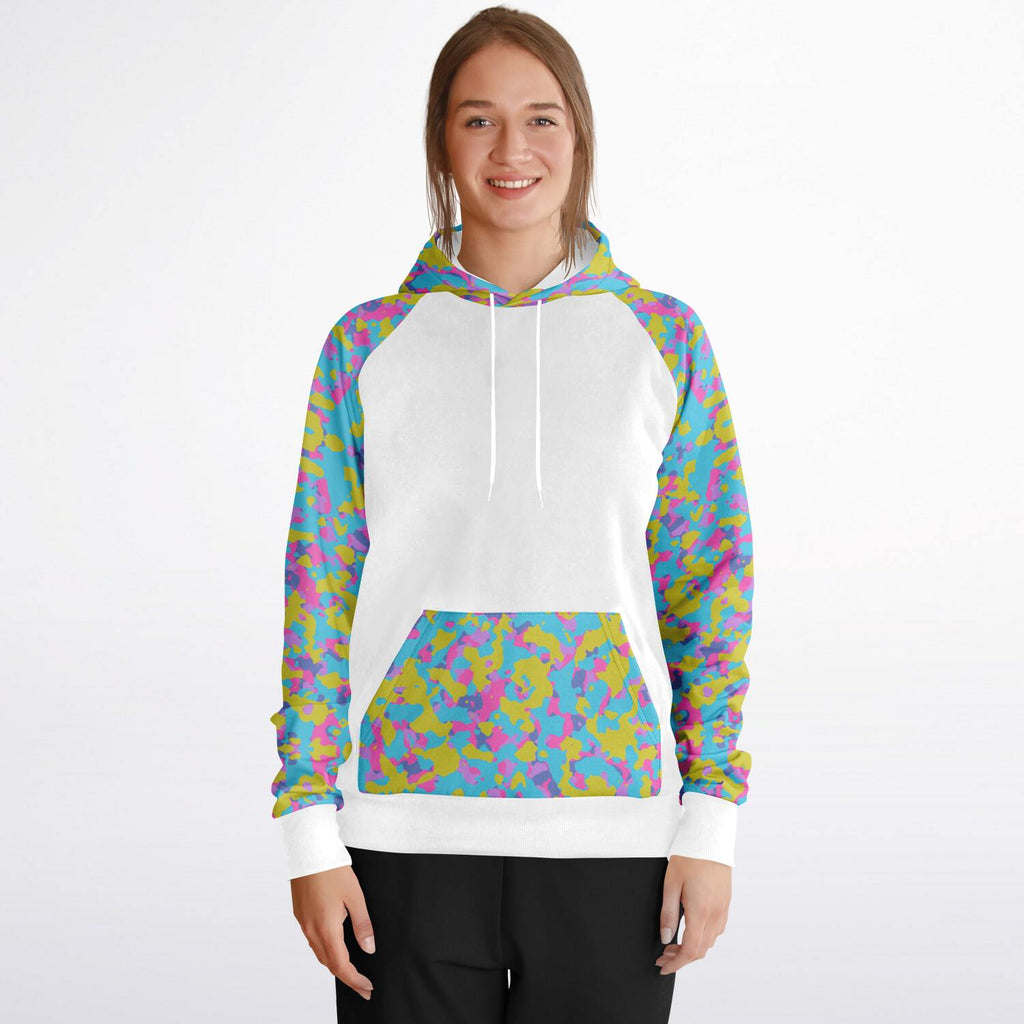 Ladies Easter Camo Raglan Hoodie