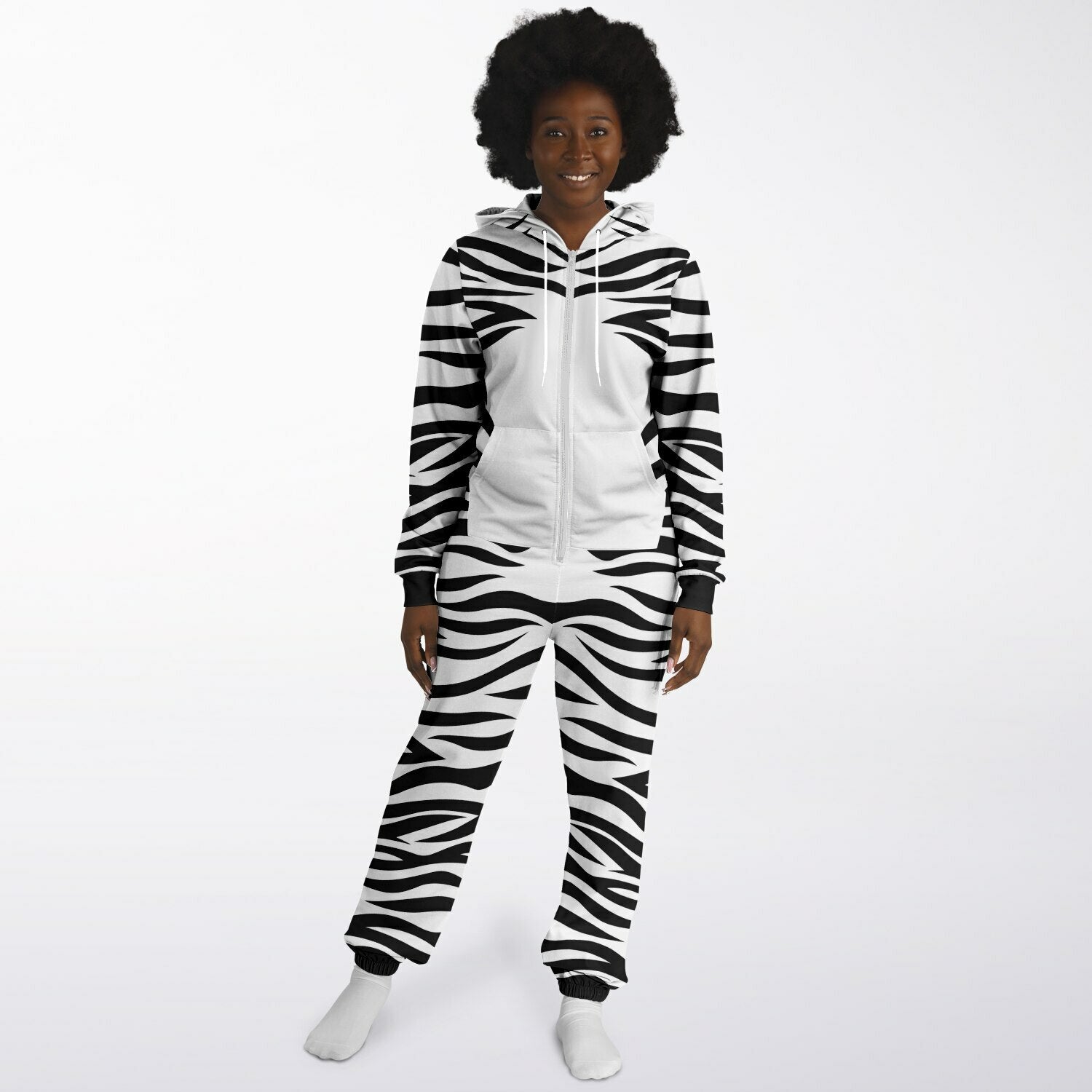 Zebra Jumpsuit Ladies