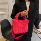Plush shoulder bag