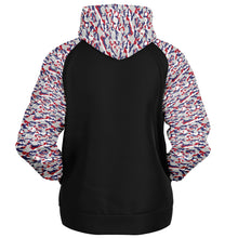 Load image into Gallery viewer, Patriot Camo Ladies Raglan Hoodie
