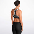 Pile of Skulls Padded Sports Bra