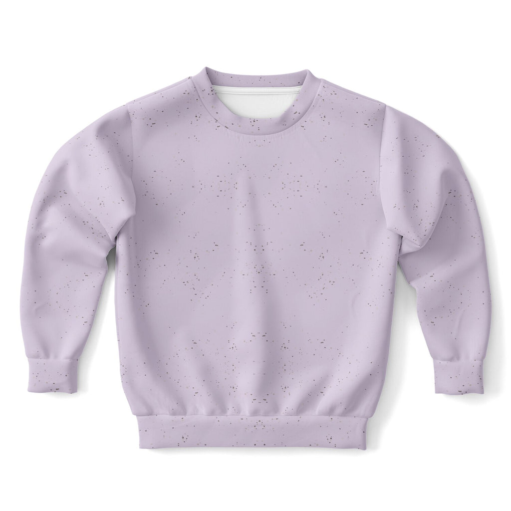 Purple Speckled Fashion Kids/Youth Sweatshirt
