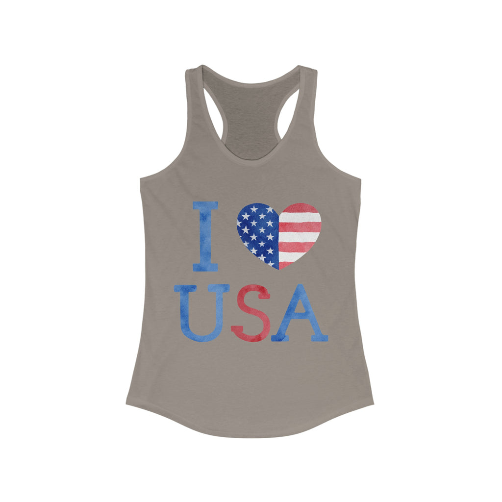 Love USA Women's Racerback Tank