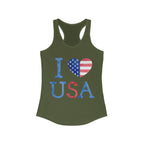 Love USA Women's Racerback Tank