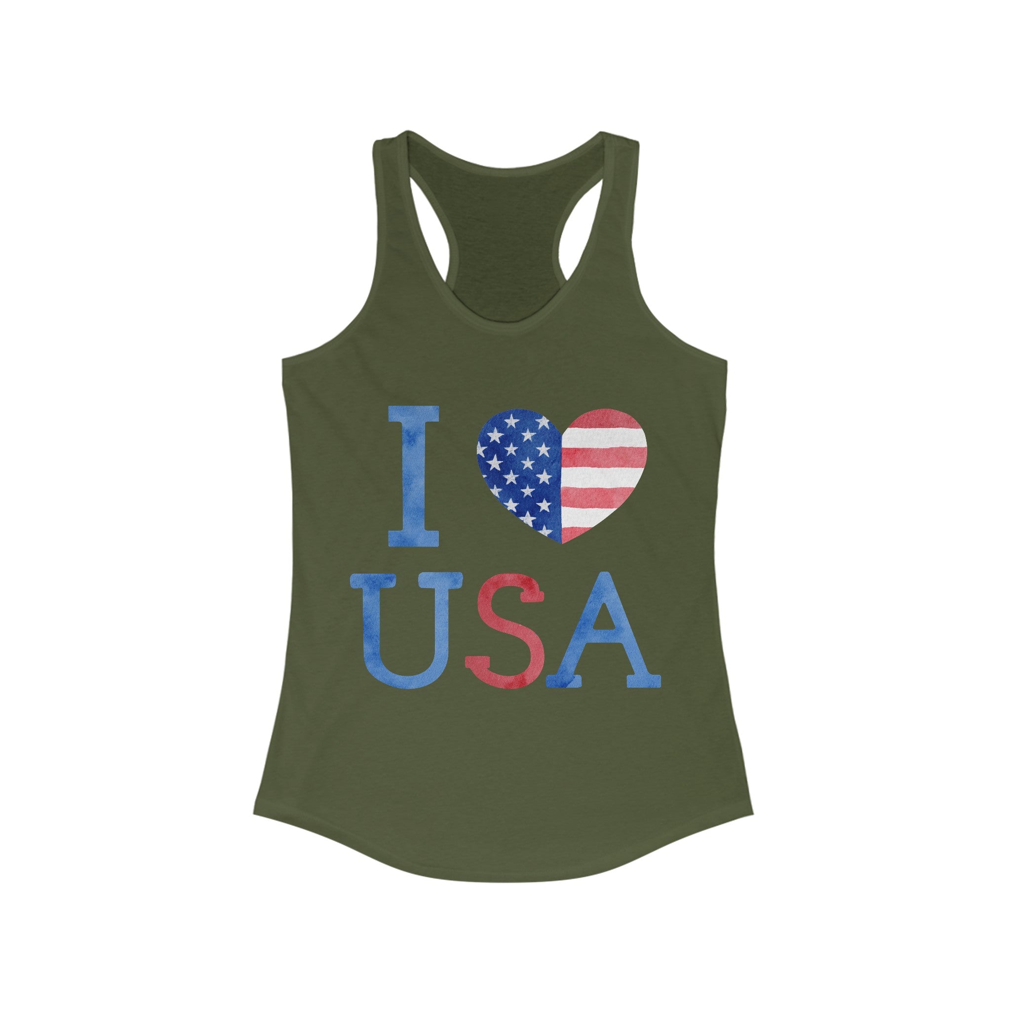 Love USA Women's Racerback Tank