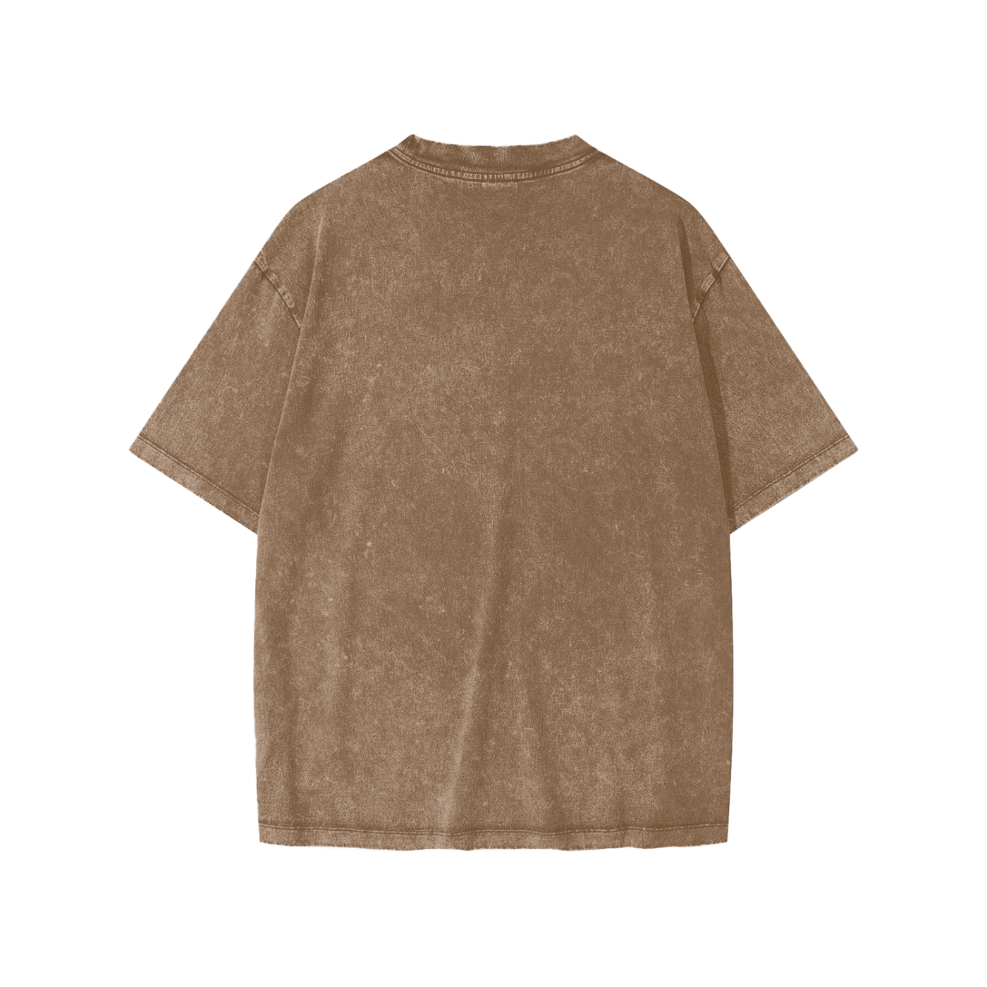 Brown Monster Face Snow Washed Kids' T-shirt