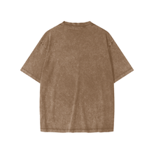 Load image into Gallery viewer, Brown Monster Face Snow Washed Kids&#39; T-shirt
