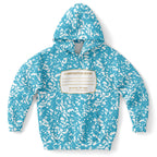 Light Blue Composition Notebook Unisex Kids Halloween Hoodie