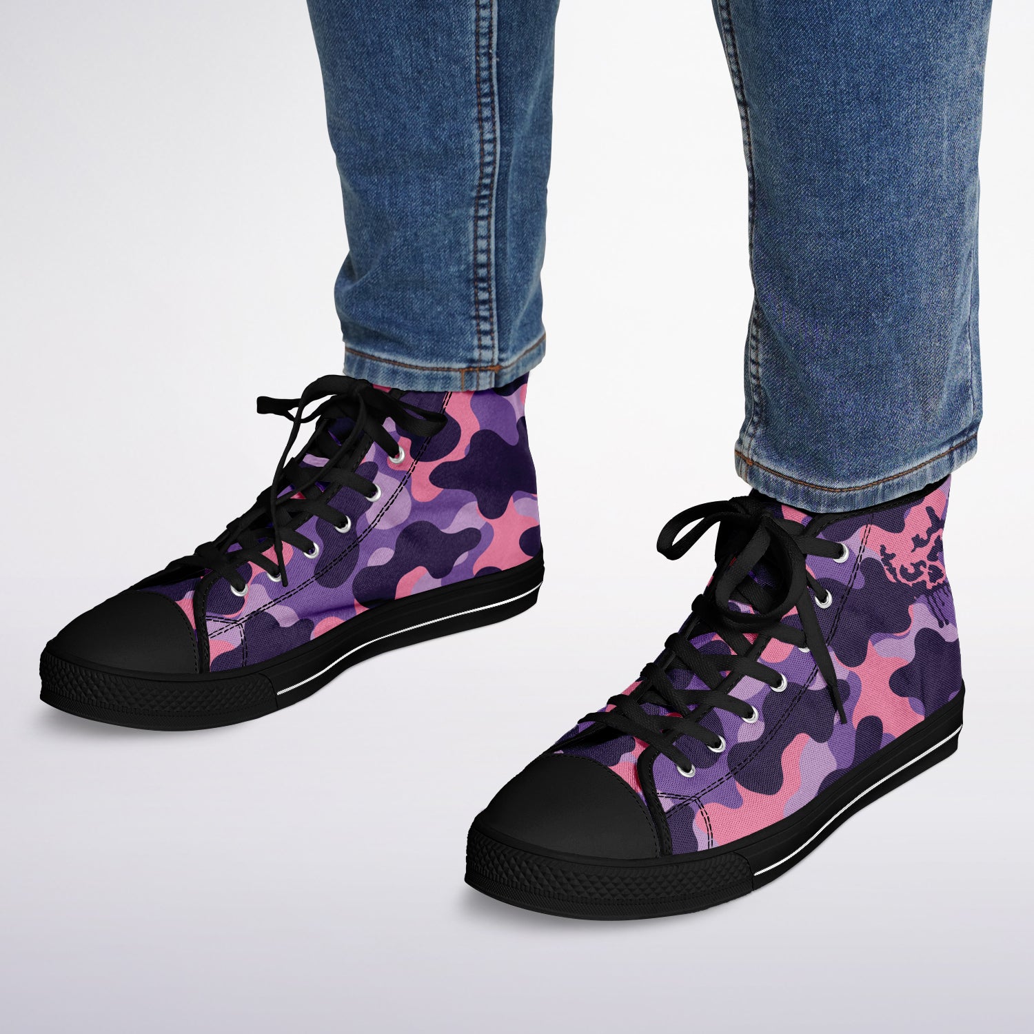 Purple Camo Urban Peak High Top Shoes