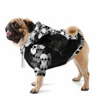 Pile of skulls Fashion Dog Zip-Up Hoodie