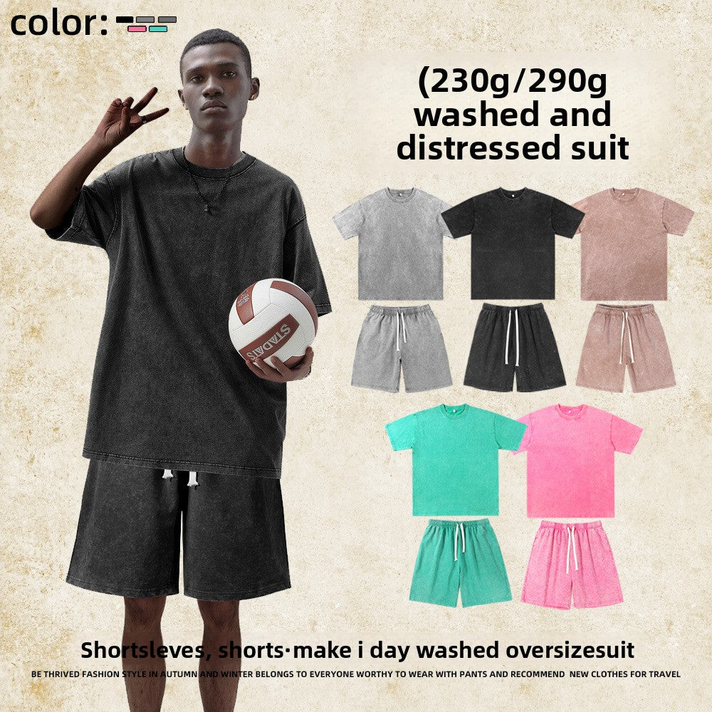 Mens Cotton Shirt and Short set