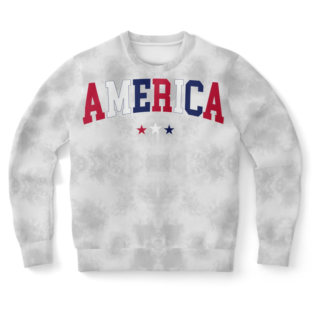 America Grey Ladies Sweatshirt