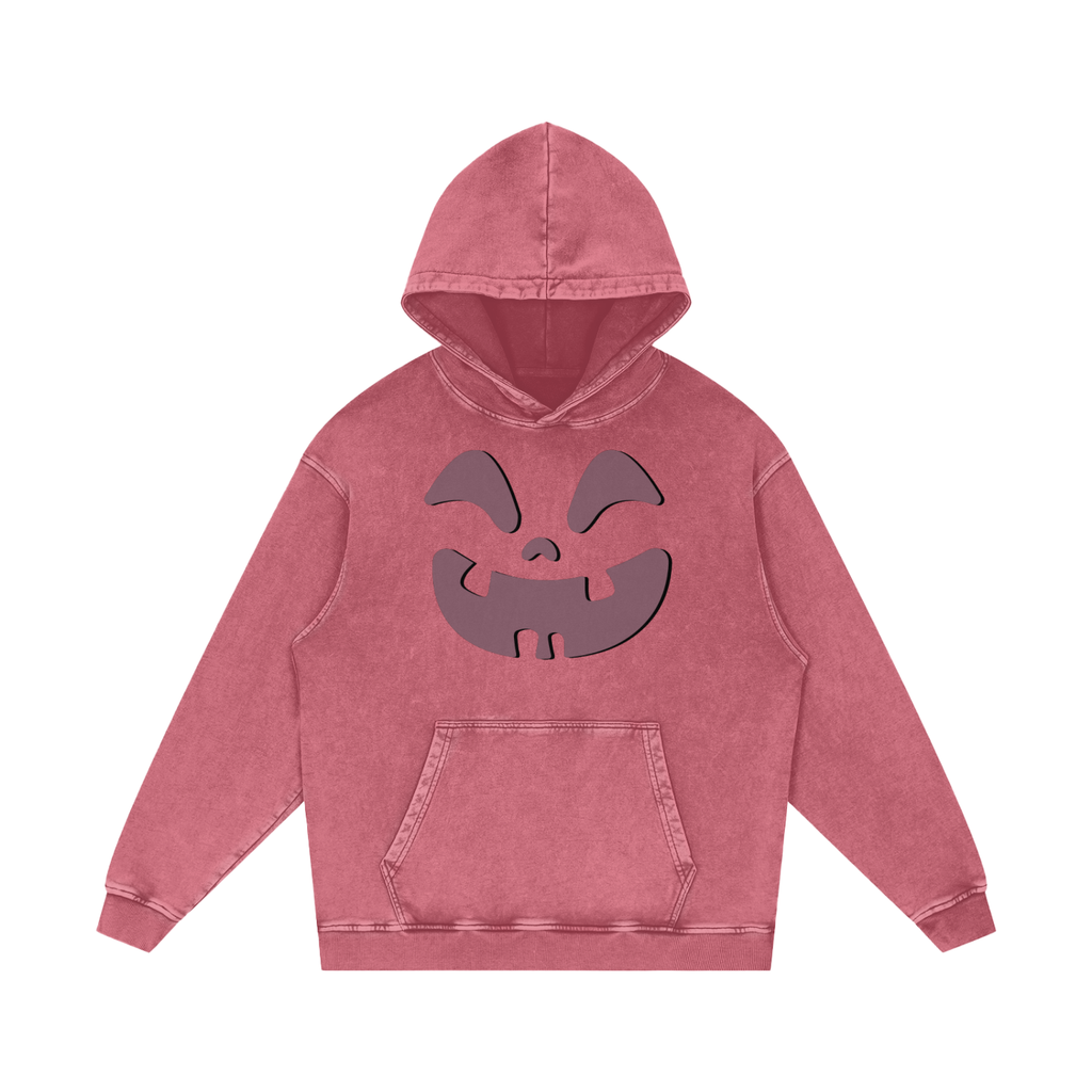 Happy Jack Snow Washed Loose Cotton Unisex Hoodie