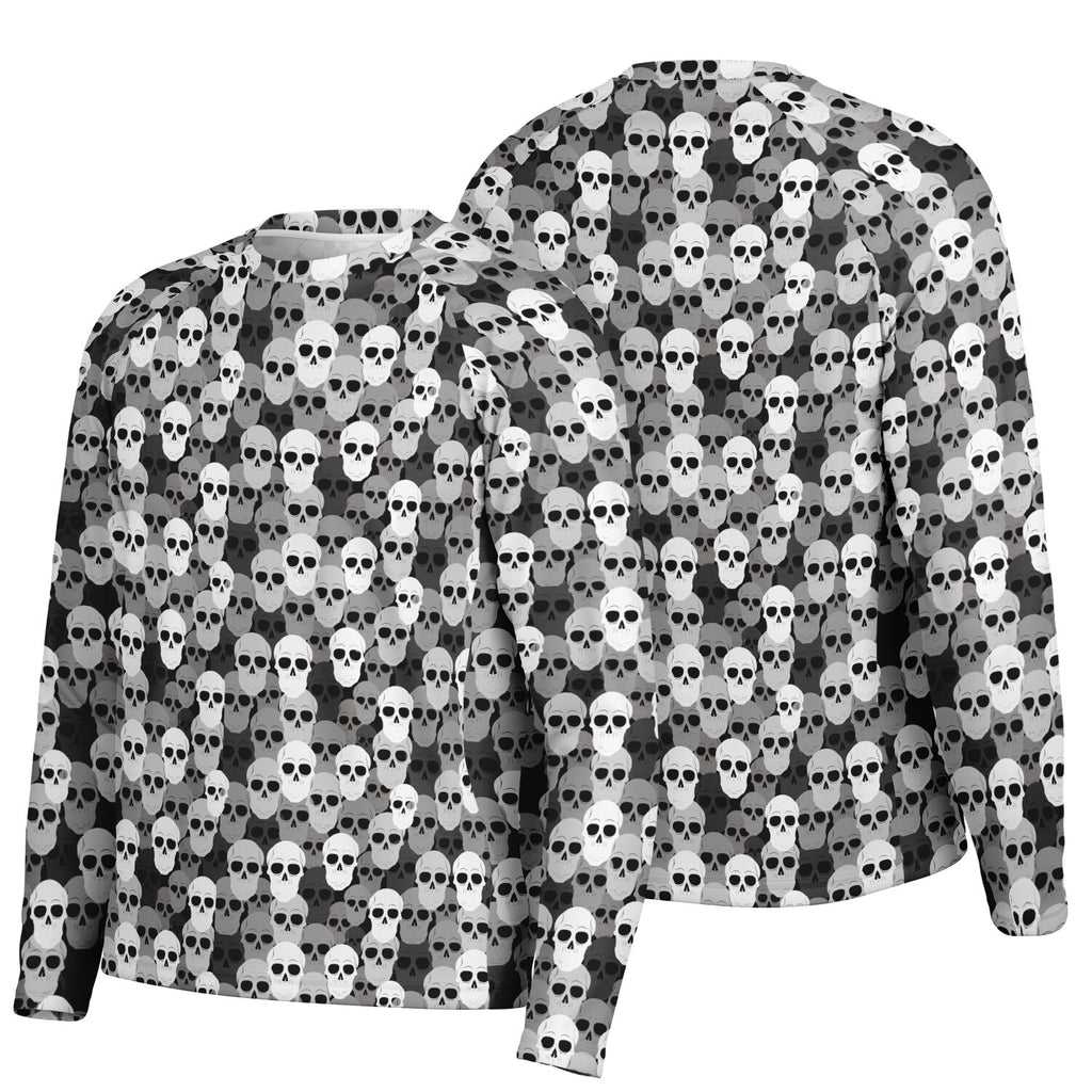 Pile of Skulls Men's Long Sleeve Performance Shirt