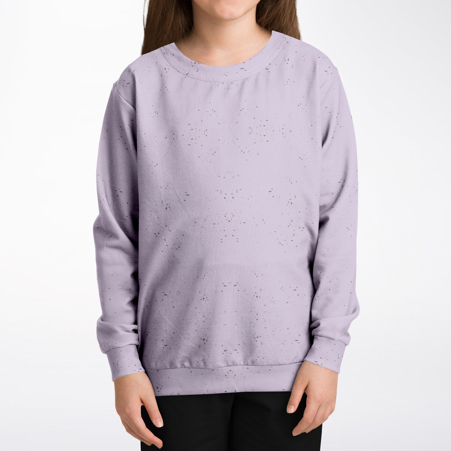 Purple Speckled Fashion Kids/Youth Sweatshirt