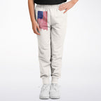American Flag Drip Kids/Youth Joggers