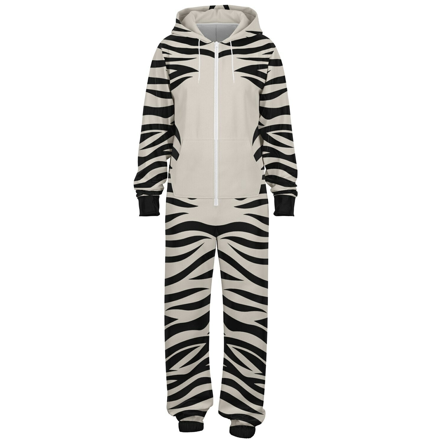 Men's Tan Zebra Jumpsuit