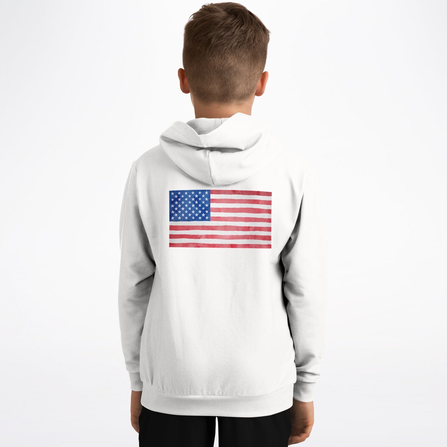 Water Color Flag Kids Hoodie