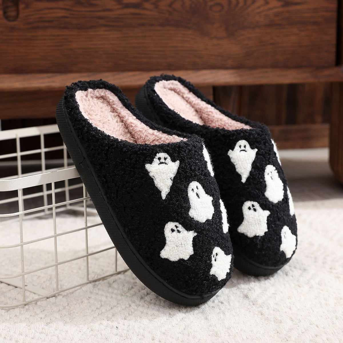 Halloween Cotton Unisex Indoor Home Slippers