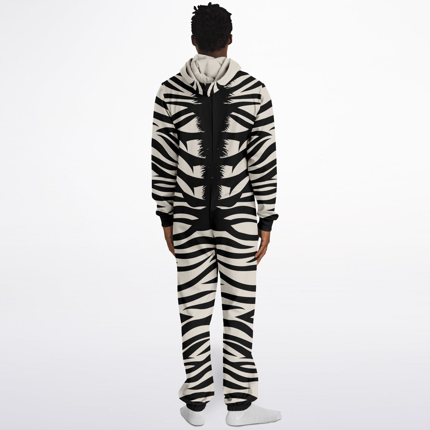 Men's Tan Zebra Jumpsuit