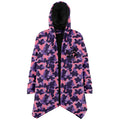 Purple Camo Microfleece Cloak