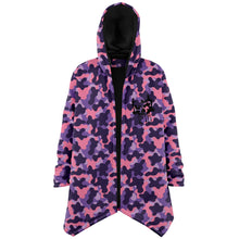 Load image into Gallery viewer, Purple Camo Microfleece Cloak
