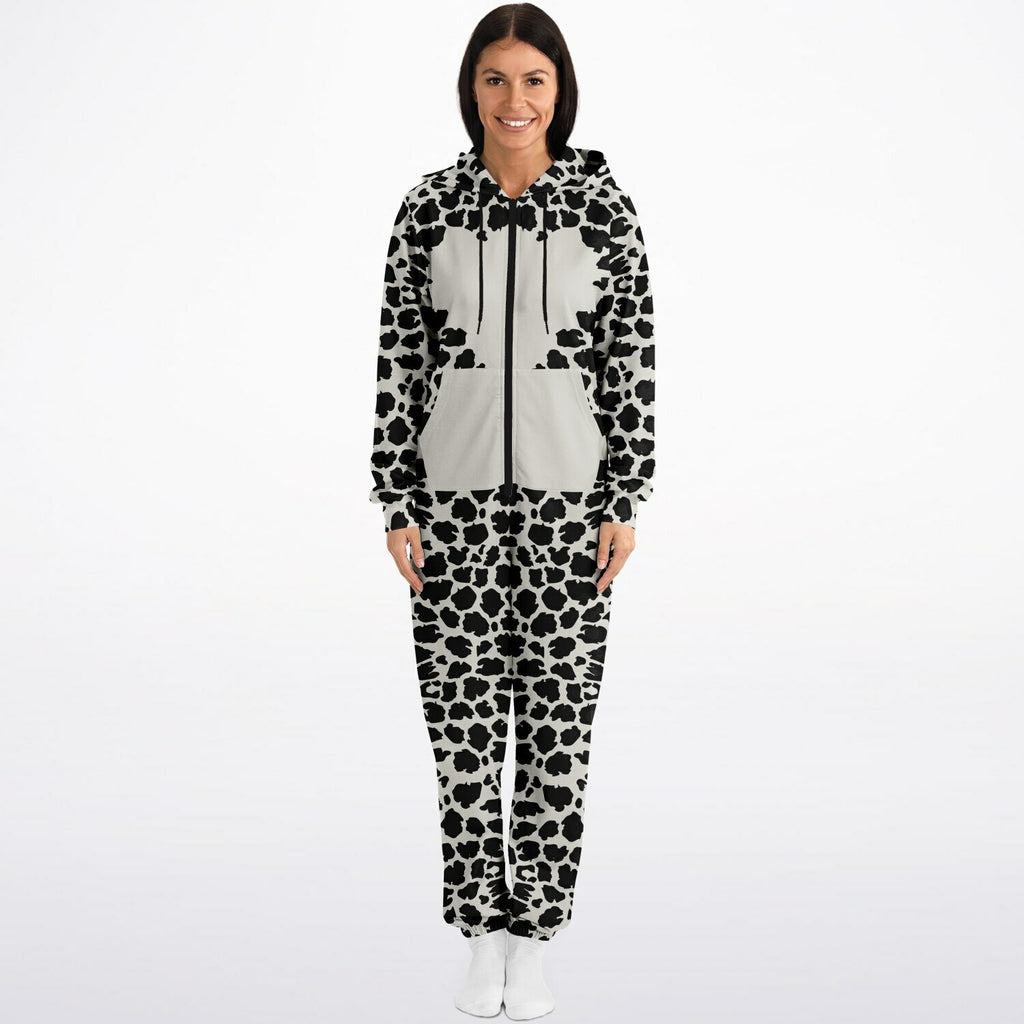 Ladies Snow Leopard Jumpsuit