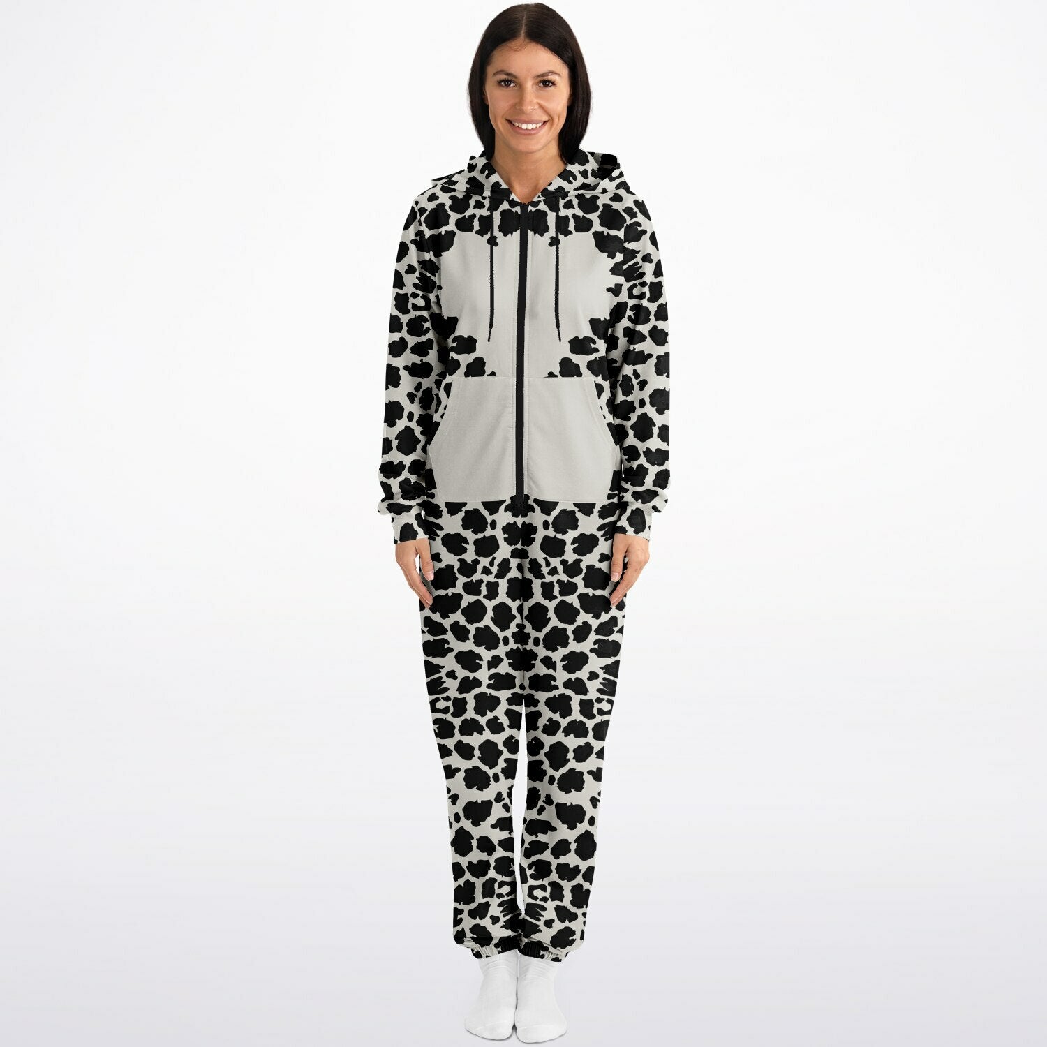 Ladies Snow Leopard Jumpsuit