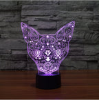 Color Changing Cat Night Light