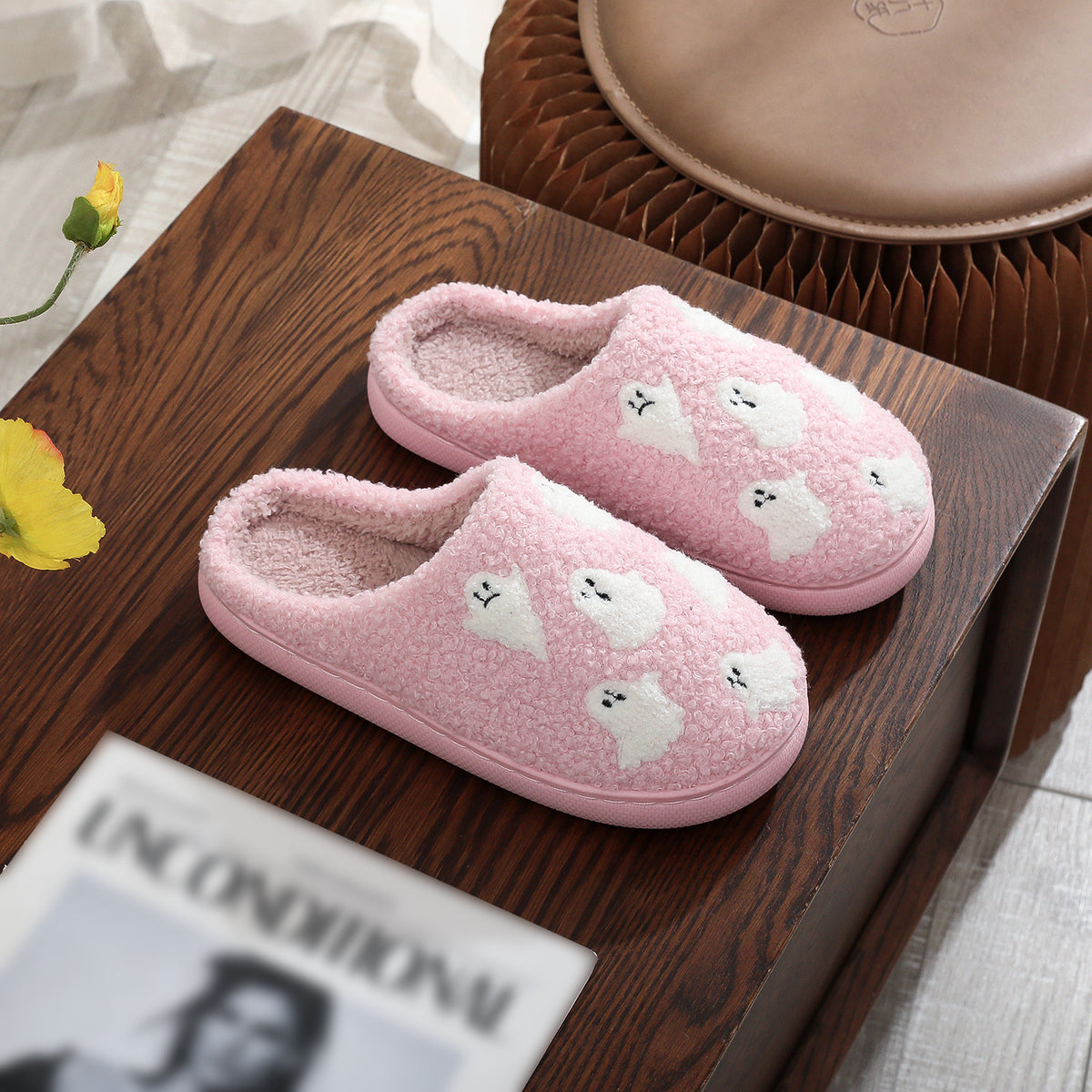 Halloween Cotton Unisex Indoor Home Slippers
