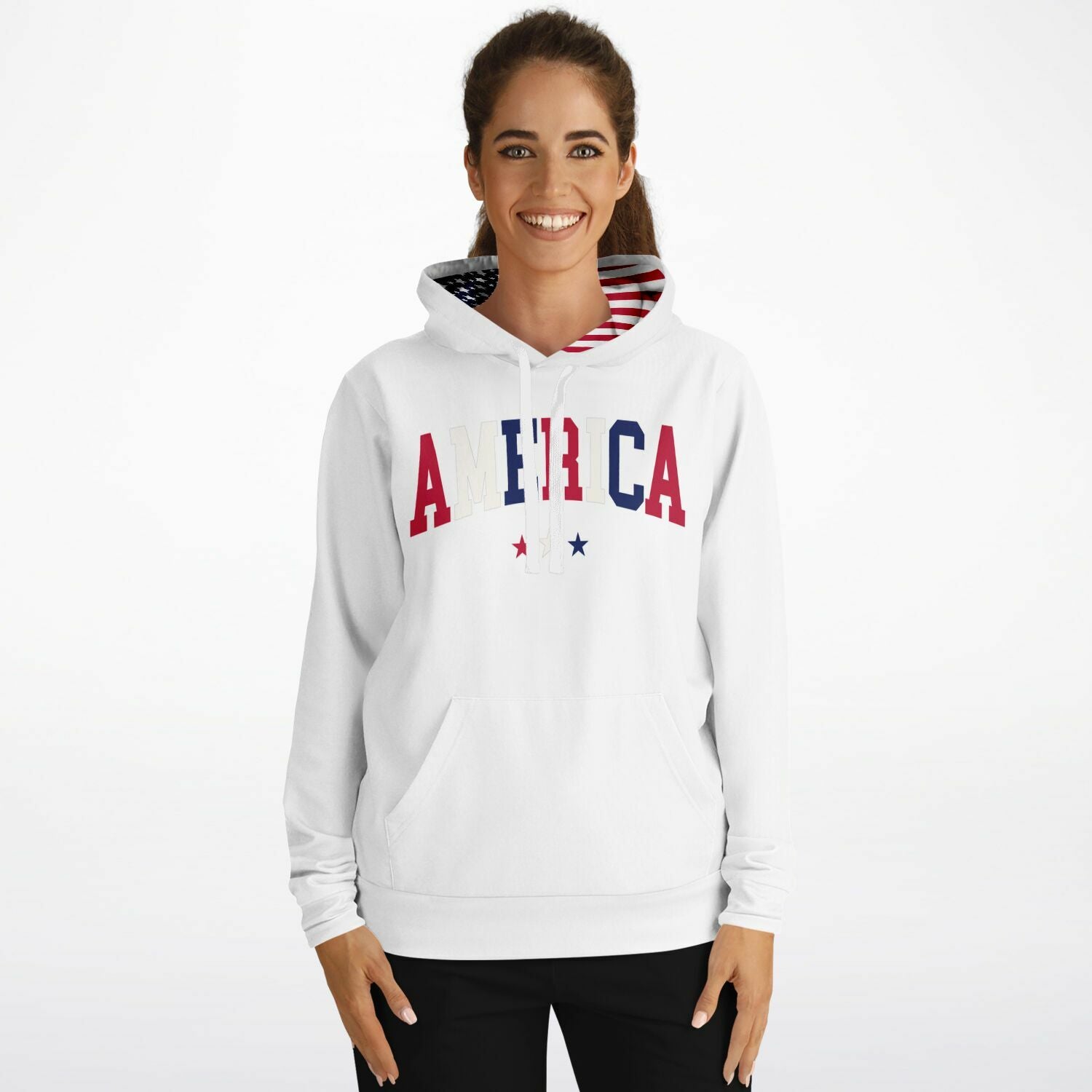 America RWB Ladies Hoodie