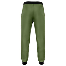 Load image into Gallery viewer, Green Athletic Jogger Pants with Black Accents
