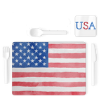 USA Single Placemat and Coaster Set