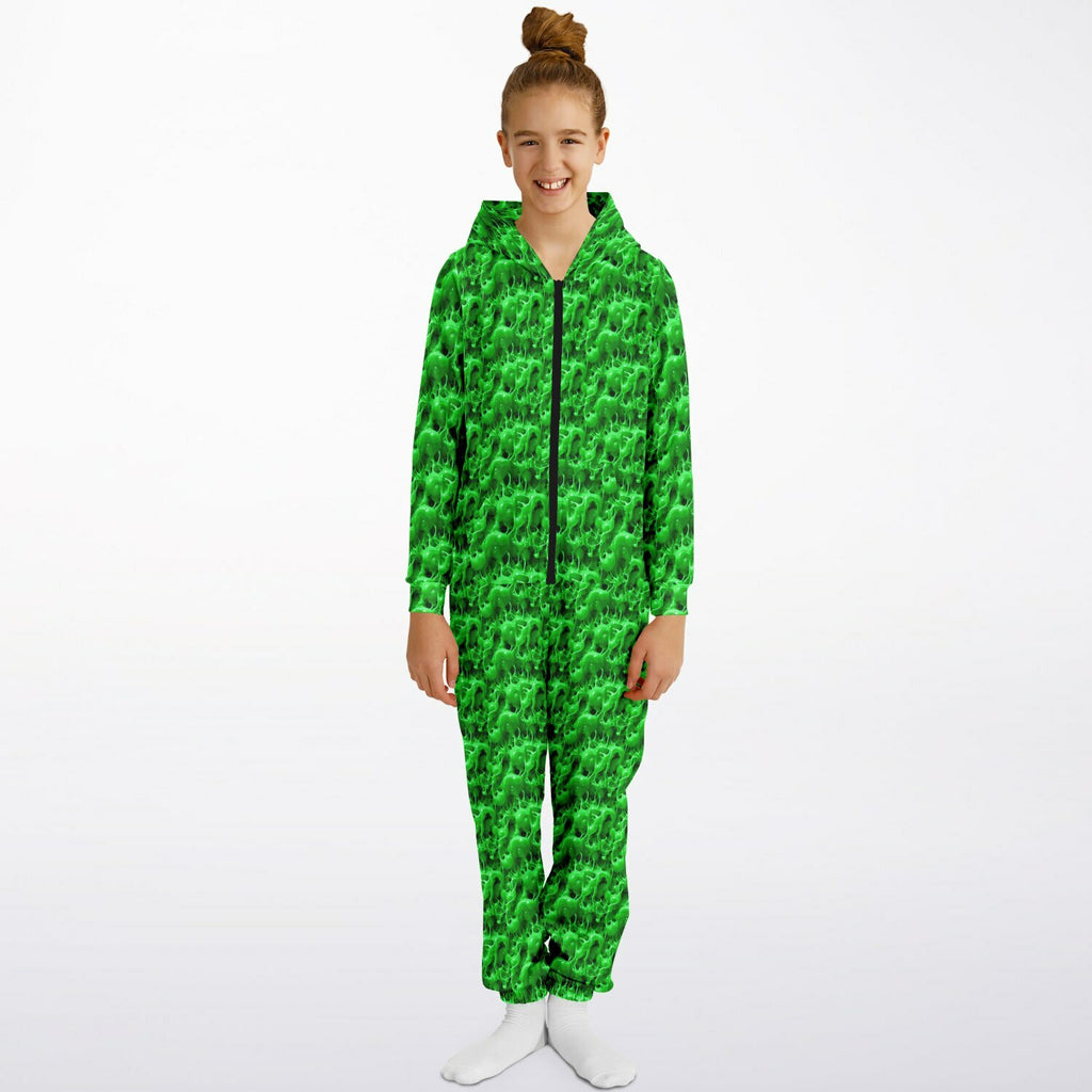 Green Slime Kids Jumpsuit