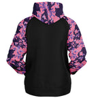 Unisex Raglan Skull Camo Hoodie