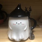 Personalized Ins Cup Couple Girl Birthday Gift Ceramic Water Cup Home Halloween Gift Little Devil Cup