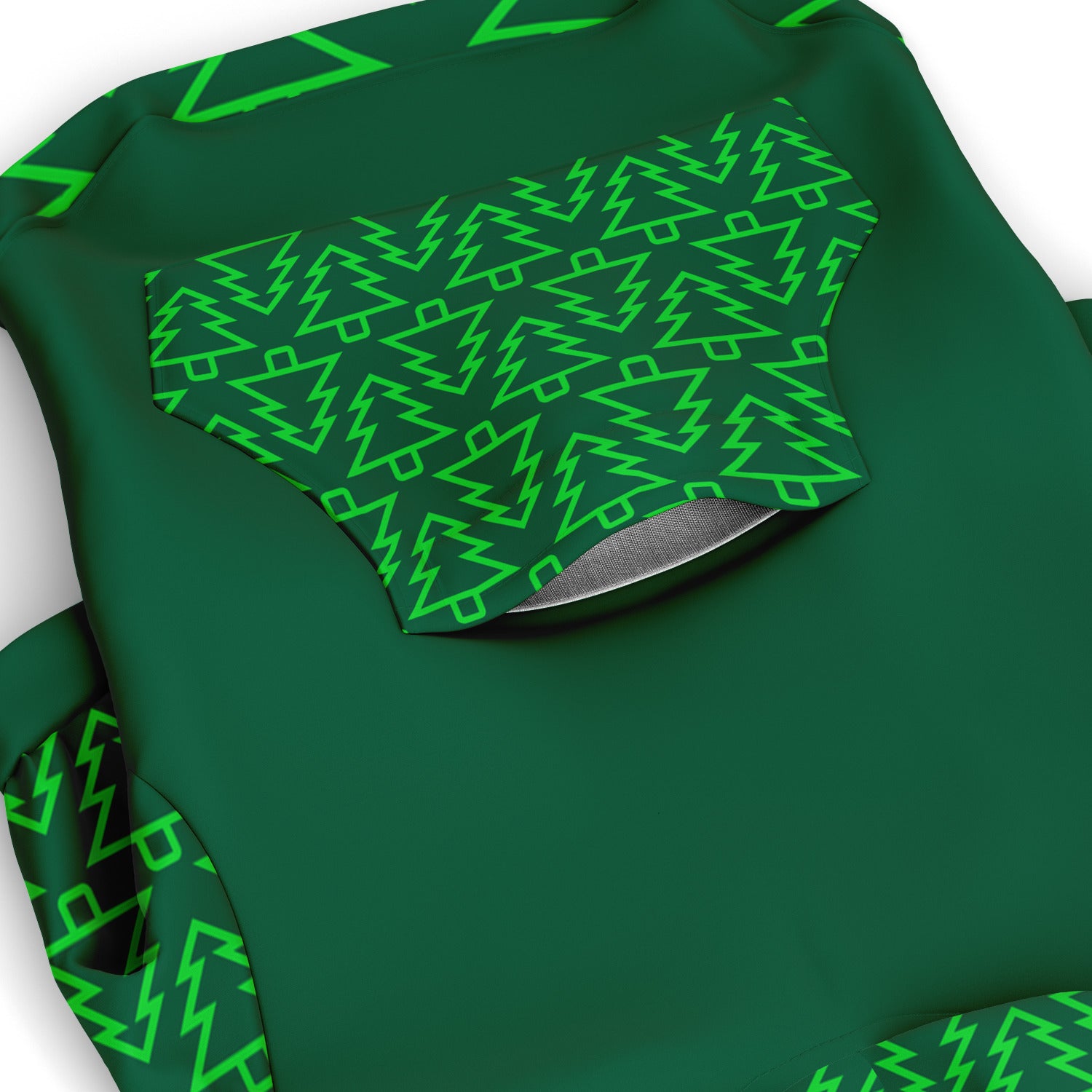 Green Tree Athletic Dog Zip-Up Hoodie