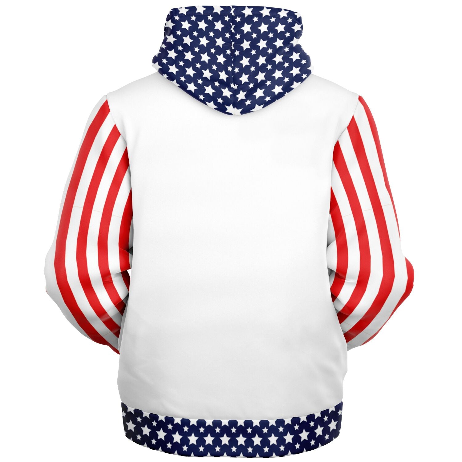 Stars and Stripes Mens Microfleece Ziphoodie