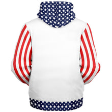 Load image into Gallery viewer, Stars and Stripes Mens Microfleece Ziphoodie
